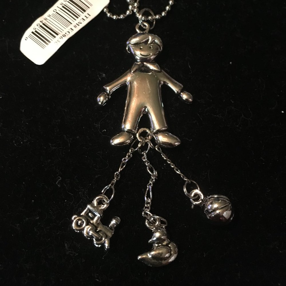 BOY CAR CHARM NEW WITH TRAIN AND BALL NEW  CHARM